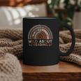 Wild About Reading Books Reader Lover Library Day Librarian Graphic Print Coffee Mug