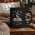 Witchy Book Club Pagan Reader Occult Fiction Coven Ritual Graphic Print Coffee Mug
