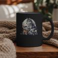 Wolf Reading Book Librarian Library Wolves Graphic Print Coffee Mug