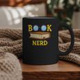Women's Adorable Book Nerd Typography Minimalist Library Lover Graphic Print Coffee Mug