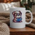 Adorable Book Lover Bulldog With Reading Glasses Cute Raglan Baseball Tee Graphic Print Coffee Mug Adorable Book Lover Bulldog With Reading Glasses Cute Raglan Baseball Tee Graphic Print Coffee Mug