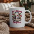 Audiobook Lover Bookish Headphones Just One More Chapter Graphic Print Coffee Mug