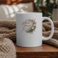 Barely Tolerable Book Lover Bookish Floral Bookworm Graphic Print Coffee Mug