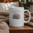 Barely Tolerable Book Lover Floral Quote Pride And Prejudice Graphic Print Coffee Mug