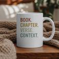 Book Chapter Verse Christian Bible Reformed Theology Graphic Print Coffee Mug Book Chapter Verse Christian Bible Reformed Theology Graphic Print Coffee Mug