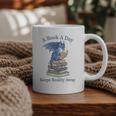 A Book A Day Keeps Reality Away Premium Tri-Blend Graphic Print Coffee Mug