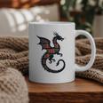 Book Lover Bookworm Reading Books Dragon Graphic Print Coffee Mug