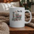 Book Lovers Bookworm Book Nerd I'm Ok Teacher School Graphic Print Coffee Mug Book Lovers Bookworm Book Nerd I'm Ok Teacher School Graphic Print Coffee Mug