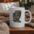 Book Women Graphic Art Colorful Eyes Graphic Print Coffee Mug