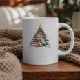 All Booked For Christmas Book Christmas Tree Lights Xmas Graphic Print Coffee Mug