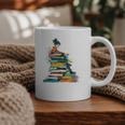 Books Abstract Artist Women Art Painting Books Graphic Print Coffee Mug