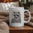 Booktrovert Raccoon Reading And Coffee For Book Lover Graphic Print Coffee Mug
