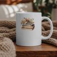 Booktrovert Vintage Wildflowers Books For Book Lovers Graphic Print Coffee Mug Booktrovert Vintage Wildflowers Books For Book Lovers Graphic Print Coffee Mug