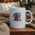 Bookworm Please I'm A Book Dragon Blue Dragon Graphic Print Coffee Mug Bookworm Please I'm A Book Dragon Blue Dragon Graphic Print Coffee Mug