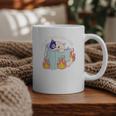 Cat Reading a Romance BookI Like My Books Extra Spicy Graphic Print Coffee Mug Cat Reading a Romance BookI Like My Books Extra Spicy Graphic Print Coffee Mug