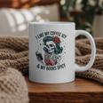 I Like My Coffee ICY & My Books Spicy For Book Lovers Graphic Print Coffee Mug