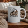 Cute Coffee Cats Books Lover Idea Women Men Kids Graphic Print Coffee Mug Cute Coffee Cats Books Lover Idea Women Men Kids Graphic Print Coffee Mug