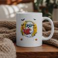 Cute Ghost Reading Book Retro Halloween Librarian Graphic Print Coffee Mug Cute Ghost Reading Book Retro Halloween Librarian Graphic Print Coffee Mug