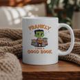 Cute Halloween Teacher Librarian Frankenstein Reading Books Graphic Print Coffee Mug Cute Halloween Teacher Librarian Frankenstein Reading Books Graphic Print Coffee Mug