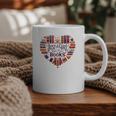 Cute Just A Girl Who Loves Books Heart Shape Reader Graphic Print Coffee Mug