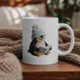 Cute Penguin Reading Book Faux-Crochet Print Graphic Print Coffee Mug Cute Penguin Reading Book Faux-Crochet Print Graphic Print Coffee Mug