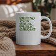 Defend Your Local Public Library For Book Lovers Graphic Print Coffee Mug