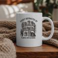 Easily Distracted By Plants Cats & Books Planting Gardening Graphic Print Coffee Mug Easily Distracted By Plants Cats & Books Planting Gardening Graphic Print Coffee Mug