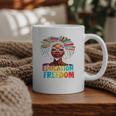 Education Is Freedom Afro Books Graphic Print Coffee Mug