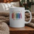 Equality Flower Books Equal Rights Social Justice Feminist Graphic Print Coffee Mug
