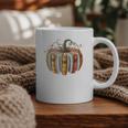 Fall Book Pumpkin Fall Librarians Bookworm Teachers Students Graphic Print Coffee Mug