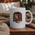 Fantasy Dragon Reading Book Lover Graphic Print Coffee Mug