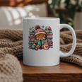 Gingerbread Reading Book Lovers Christmas Bookworm Librarian Premium Graphic Print Coffee Mug
