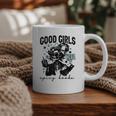 Good Girls Read Spicy Skeleton Book Club Graphic Print Coffee Mug
