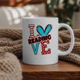I Heart Books Love Reading Red And Stripe Animated Cat For Men Women Girls Kids Graphic Print Coffee Mug I Heart Books Love Reading Red And Stripe Animated Cat For Men Women Girls Kids Graphic Print Coffee Mug