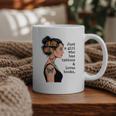 Just a Girl Who Has Tattoos And Love Books Tattooed Inked Graphic Print Coffee Mug
