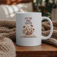 Just One More Chapter Book Lovers Floral Graphic Print Coffee Mug