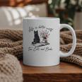 Life Better With 2 Cats Books Kitten Kitty Women Girls Kids Graphic Print Coffee Mug