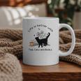 Life Is Better With Tea Cats And Books Cat Sayings Graphic Print Coffee Mug Life Is Better With Tea Cats And Books Cat Sayings Graphic Print Coffee Mug