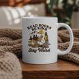 Read Books Be Kind Stay Weird Bookish Silly Goose Reading Graphic Print Coffee Mug
