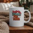 Read Books Lift Weights Fight Fascists Reading No Kings Premium Tri-Blend Graphic Print Coffee Mug