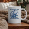 Read Books Stay Weird Graphic Print Coffee Mug