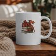 I Read Because Roasting People Is Frowned Upon Dragon Book Premium Tri-Blend Graphic Print Coffee Mug