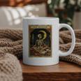 The Reader Tarot Card Book Lover Skeleton Art Goth Style Graphic Print Coffee Mug The Reader Tarot Card Book Lover Skeleton Art Goth Style Graphic Print Coffee Mug