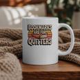 Reading Bookmarks Are For Quitters Reader Book Lovers Graphic Print Coffee Mug