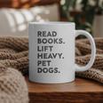Retro Gym Book Lover Read Books Lift Heavy Pet Dogs Graphic Print Coffee Mug Retro Gym Book Lover Read Books Lift Heavy Pet Dogs Graphic Print Coffee Mug