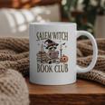 Salem Witch Book Club Raccoon Reading Graphic Print Coffee Mug Salem Witch Book Club Raccoon Reading Graphic Print Coffee Mug