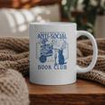 Sarcastic Anti Social Book Club Cat Skull Book Lover Graphic Print Coffee Mug Sarcastic Anti Social Book Club Cat Skull Book Lover Graphic Print Coffee Mug