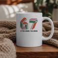Six Seven 67 If You Know You Know 6 7 Reading Books Graphic Print Coffee Mug