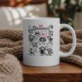 Skelanimals I Bite Vintage Retro Dead Pet Textbook Collage Graphic Print Coffee Mug