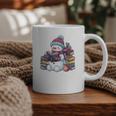 Snowman Reading Book Lovers Christmas Bookworm Librarian Graphic Print Coffee Mug Snowman Reading Book Lovers Christmas Bookworm Librarian Graphic Print Coffee Mug